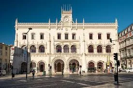 Creación de la estación de Rossio en Lisboa