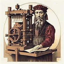 Johannes Gutenberg ideó la imprenta