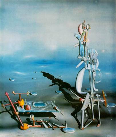 Raymond Georges Yves Tanguy - Indefinite Divisibility (1942) Museo Albright-Knox, Buffalo