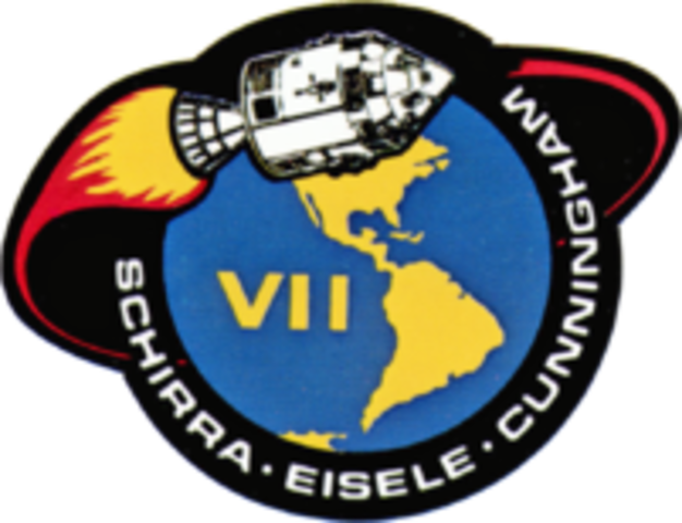 Apollo VII Orbits Earth