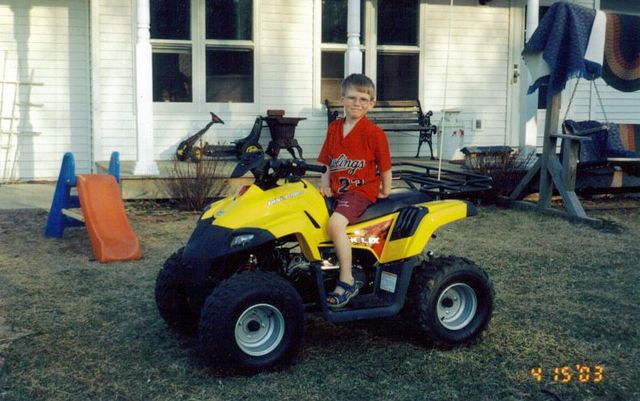 Got first four wheeler