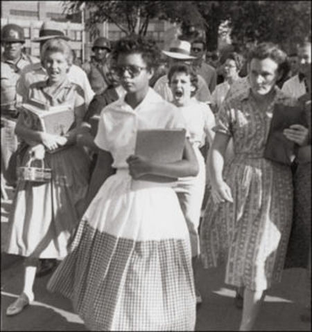 Crisis at Central Highschool and the "Little Rock Nine"