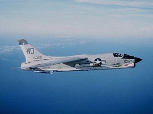 Modified F-8C Flown