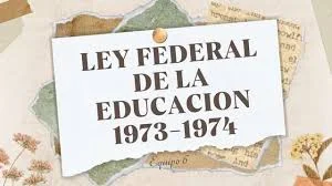 Ley Federal de Educación