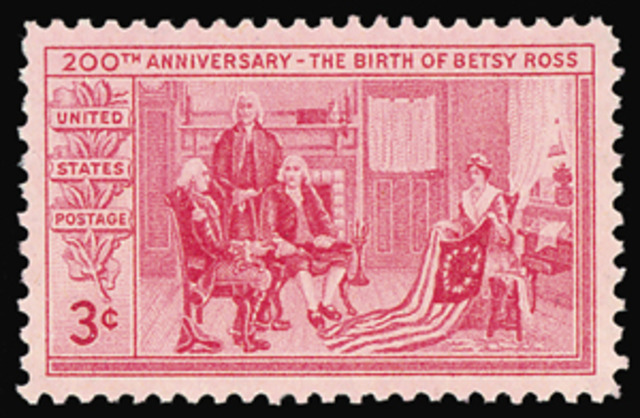 Betsy Ross postage stamp