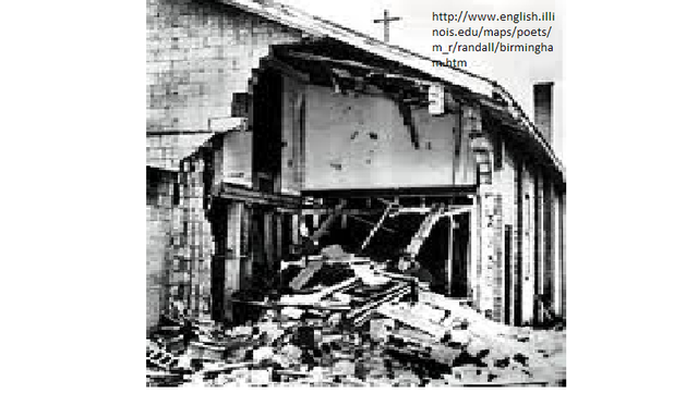 16th street Baptist church in Birmingham Bombed