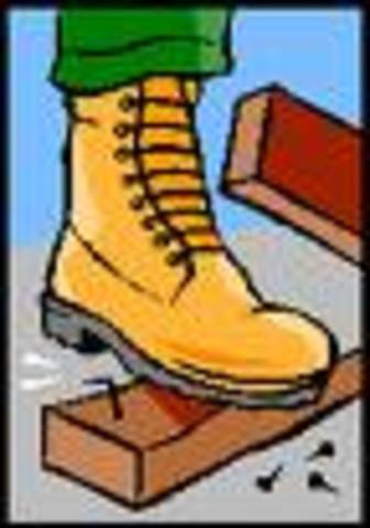 friend steeped on a nail