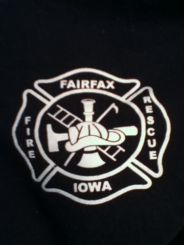My dad joins the Fairfax Fire Department.