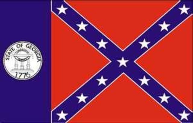 Change to Georgias state flag