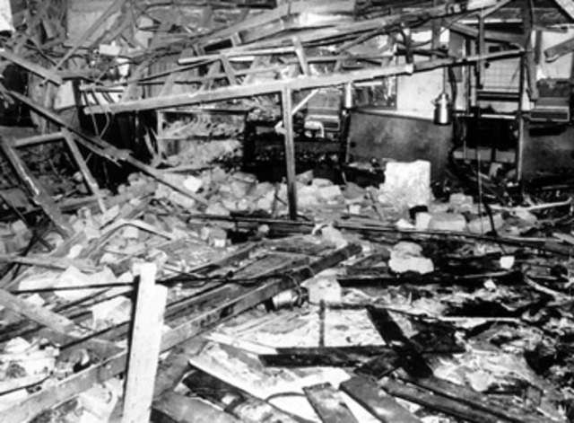 16th Street Baptist Church in Birmingham bombed