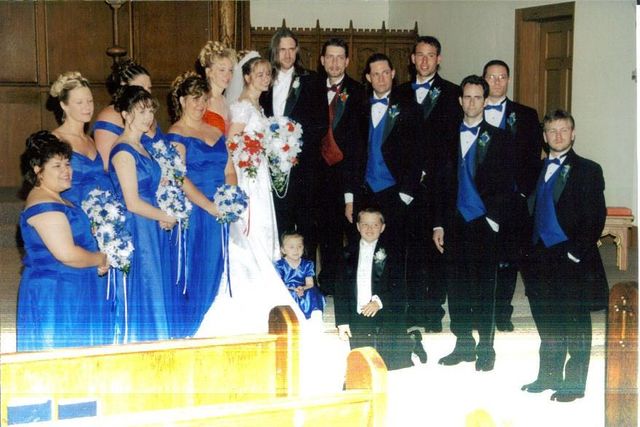 Adopted mom and real dad's wedding