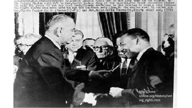 Voting Rights act of 1965 passed