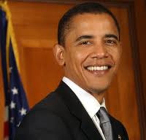 Barack Obama, inaugurated as the 44th President of the United States of America, becomes the United States' first African-American president