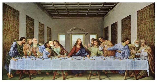 da Vinci Paints The Last Supper