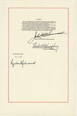 Voting Rights of 1965 passed