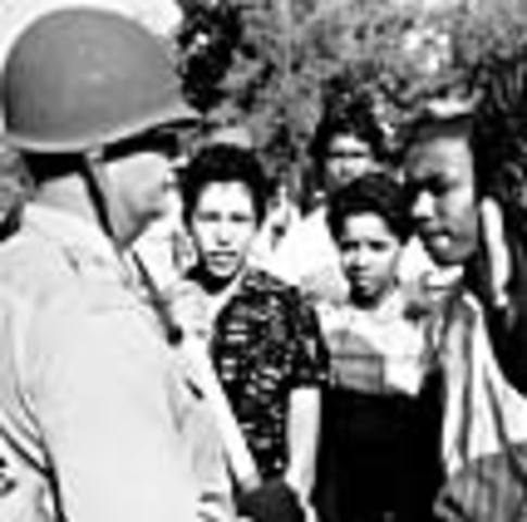 Crisis at Central High School and the“Little Rock Nine”