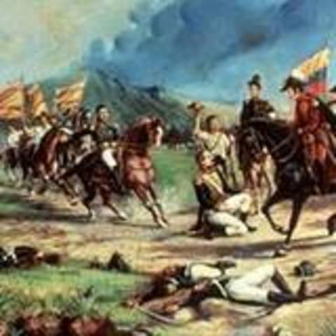 Simón Bolívar Takes Control of Colombia