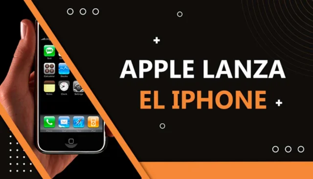 Apple lanza el iPhone, impulsando el Internet móvil.