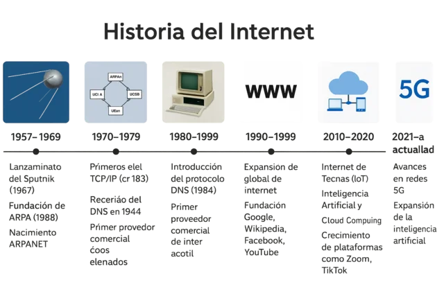 Nacimiento de la World Wide Web 1990–1999