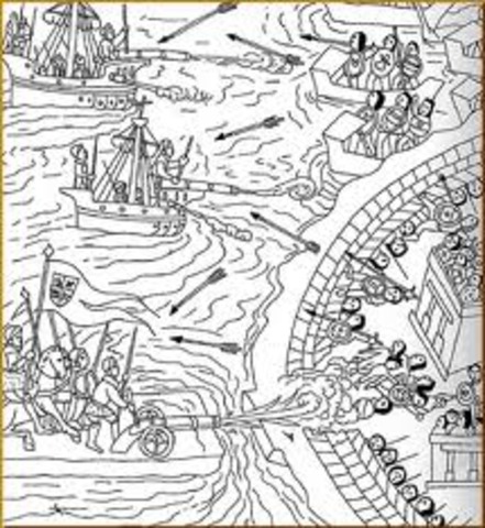 Comienza el sitio de Tenochtitlan.