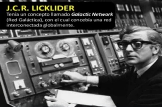 J.C.R. Licklider propuso la idea de una “Red Galáctica”, una visión temprana de una red global de computadoras interconectadas.