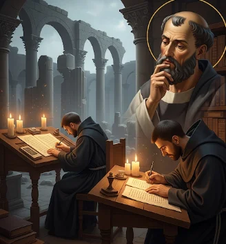 Siglos V-X - Cristianización de la Educación