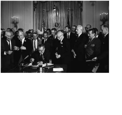 Civil Rights Act 1964 passed (1)
