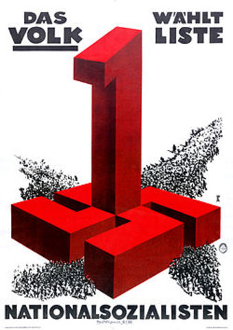 Nazi Party Becomes the Second Largest in the Reichstag