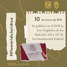 LEY ORGÁNICA DE LOS ARTÍCULOS 103 Y 107 DE LA CONSTITUCIÓN FEDERAL