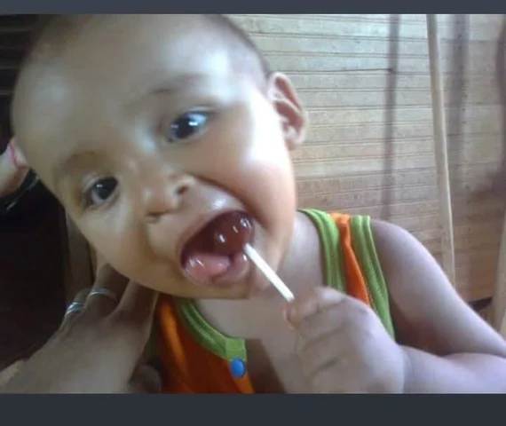 I started to say my first words