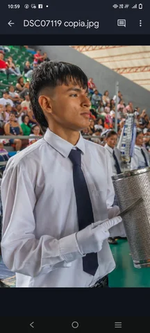 I'm in tenth grade and I joined the band.