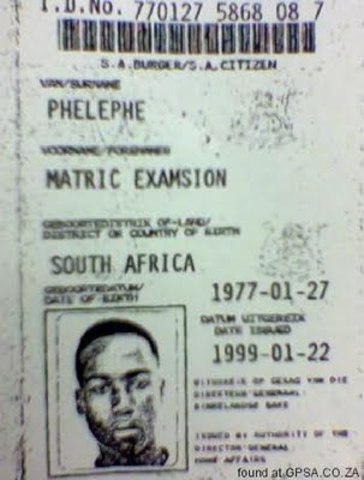 South Africans Forced to Carry ID Cards Identifying Race