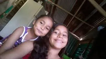 photo with my sister