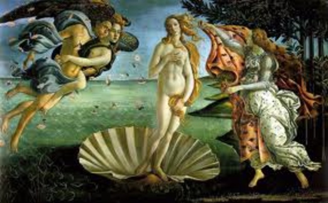 Sandro Botticelli paints Birth of Venus