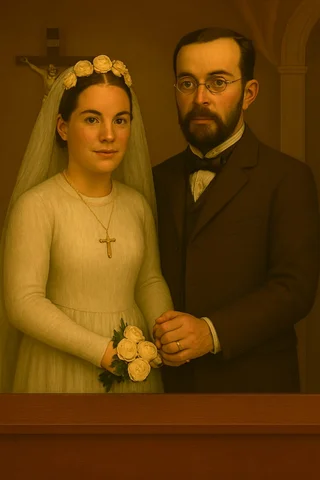 1881 - Matrimonio con Francisco Henríquez  y Carvajal