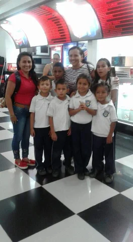 movie day with my classmates and teachers