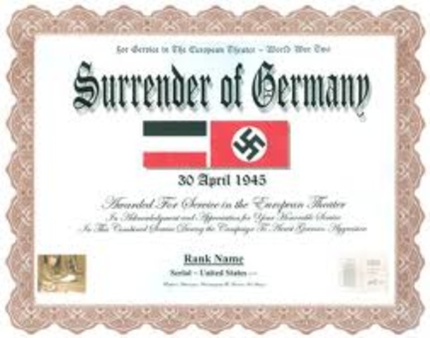 German Forces Surrender