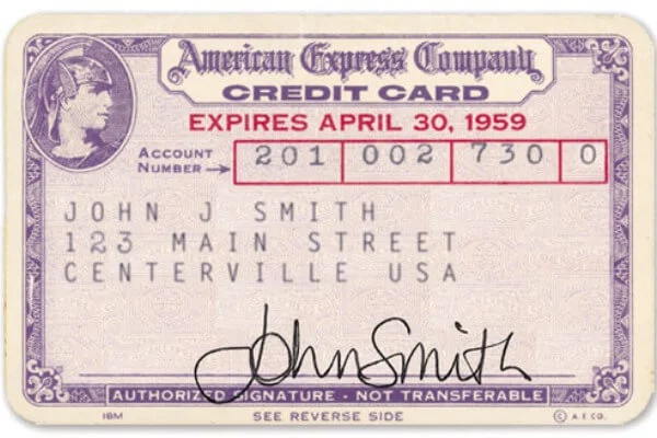 Primera tarjeta de crédito