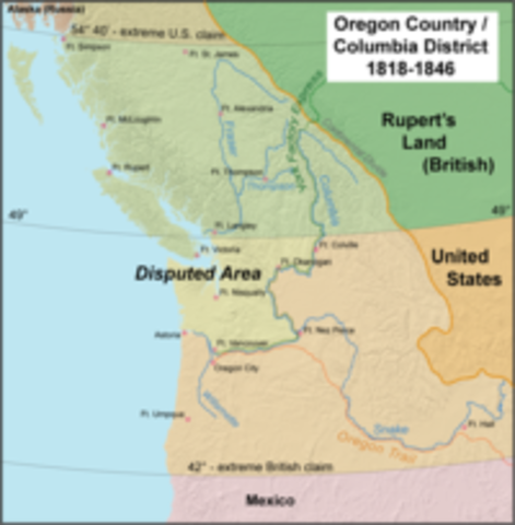 Oregon Treaty is signed