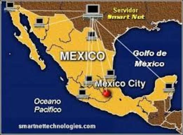 Nodos de internet en México