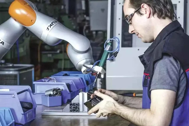Robótica colaborativa (cobots)