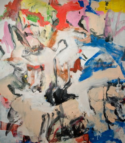 de Kooning painted "Untitled" Oil on Paper