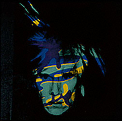 Warhol created "Self Portrait"