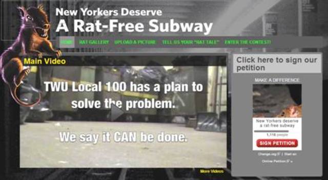 Website and On-Line Petition Launch