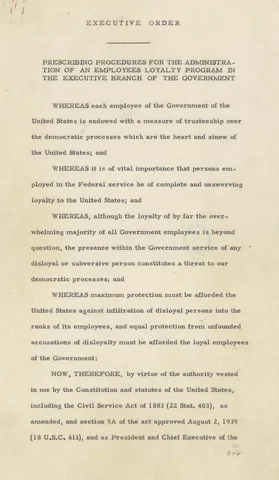 executive order 9835