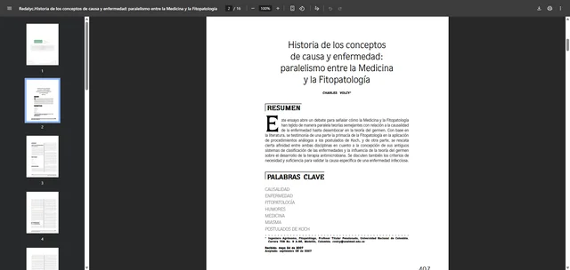 Historia de eventos que llevaron al desarrollo de la disciplina como lo es la Fitopatologia