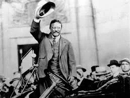 Teddy Roosevelt takes his place as president