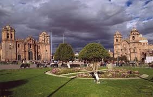 Sacking the city of Cuzco
