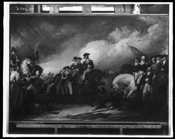 Washington captures Hessians in Trenton, New Jersey