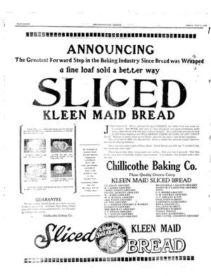 "Invention of Sliced Bread"